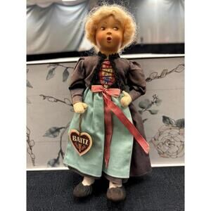 Baitz Whistling Girl Doll Vintage 1950’s 10” GUC!